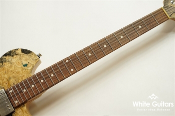 MAROON CUSTOM 666 - Buckeye Burl with Resin